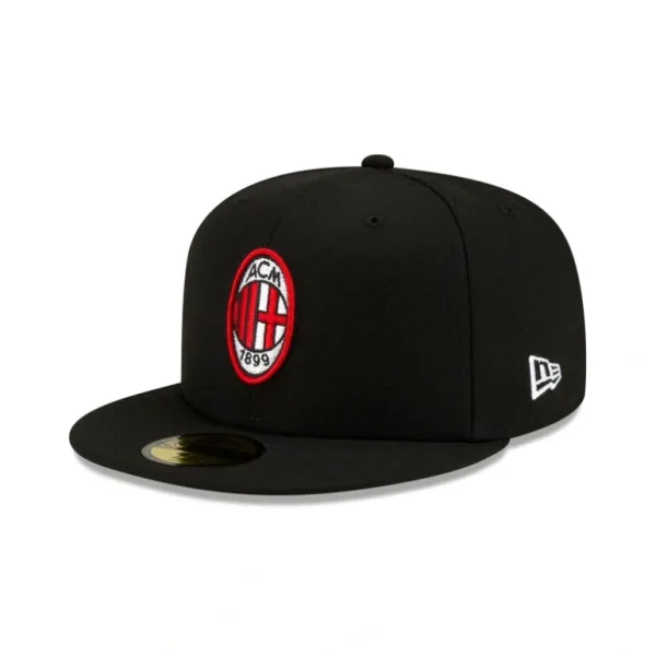Flash Sale AC Milan Team 59FIFTY Fitted Hat - KTGCaps - Baseball caps for various teams, purchased online at a discount