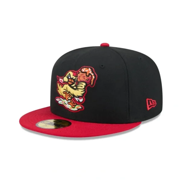 New Akron RubberDucks Theme Night 59FIFTY Fitted Hat - KTGCaps - Baseball caps for various teams, purchased online at a discount