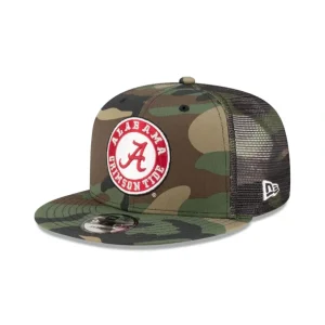 Sale Alabama Crimson Tide Camo 9FIFTY Trucker Hat - KTGCaps - Baseball caps for various teams, purchased online at a discount