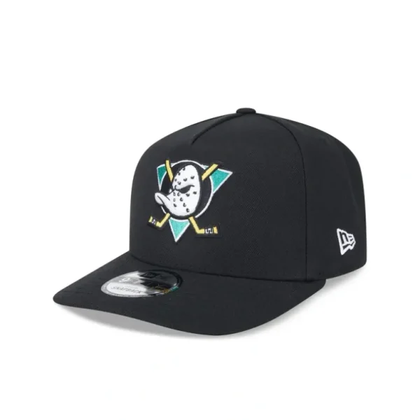 New Anaheim Ducks Team 9FIFTY AFrame Snapback Hat - KTGCaps - Baseball caps for various teams, purchased online at a discount