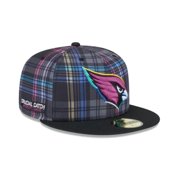 Clearance Arizona Cardinals 2024 Crucial Catch 59FIFTY Fitted Hat - KTGCaps - Baseball caps for various teams, purchased online at a discount