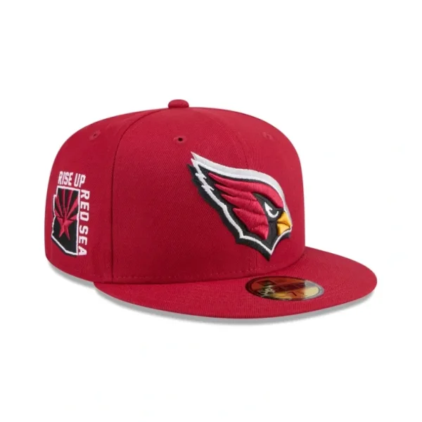 Best Sale Arizona Cardinals 2024 Draft 59FIFTY Fitted Hat - KTGCaps - Baseball caps for various teams, purchased online at a discount