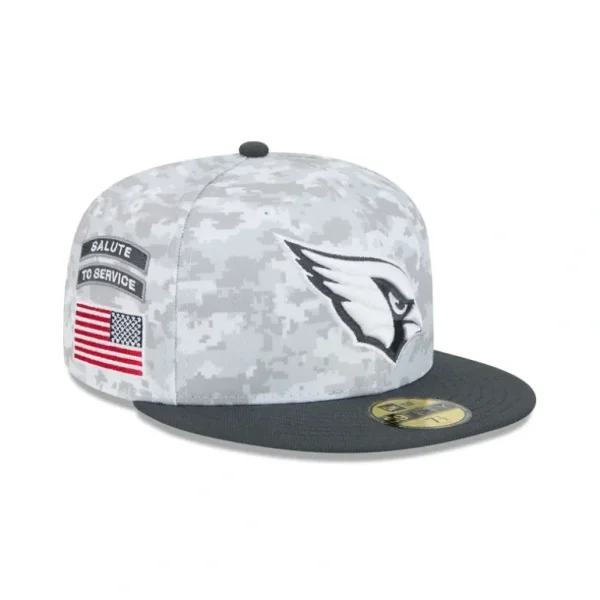 Best Sale Arizona Cardinals 2024 Salute to Service 59FIFTY Fitted Hat - KTGCaps - Baseball caps for various teams, purchased online at a discount