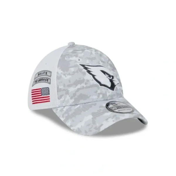Online Arizona Cardinals 2024 Salute to Service 39THIRTY Stretch Fit Hat - KTGCaps - Baseball caps for various teams, purchased online at a discount