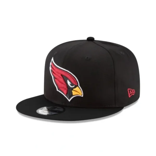 Shop Arizona Cardinals Black 9FIFTY Snapback Hat - KTGCaps - Baseball caps for various teams, purchased online at a discount