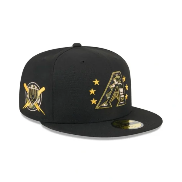 Cheap Arizona Diamondbacks Armed Forces Day 2024 59FIFTY Fitted Hat - KTGCaps - Baseball caps for various teams, purchased online at a discount