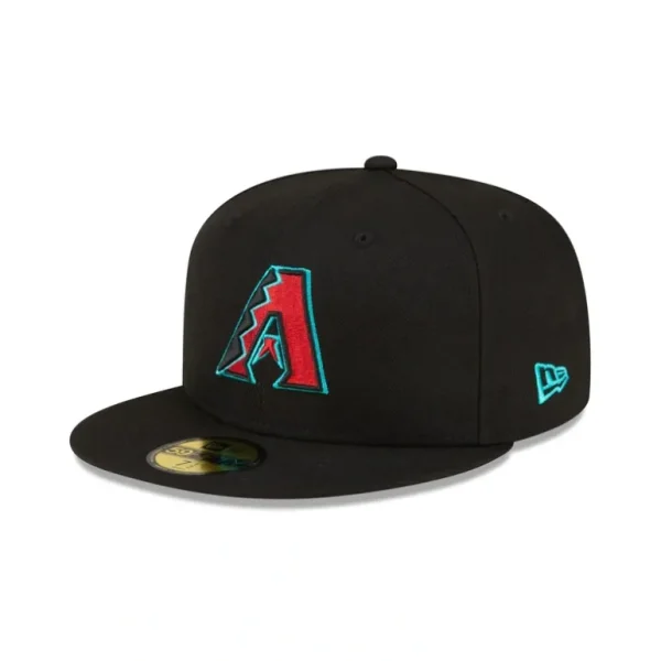 Best Sale Arizona Diamondbacks Authentic Collection Alt Black 59FIFTY Fitted Hat - KTGCaps - Baseball caps for various teams, purchased online at a discount