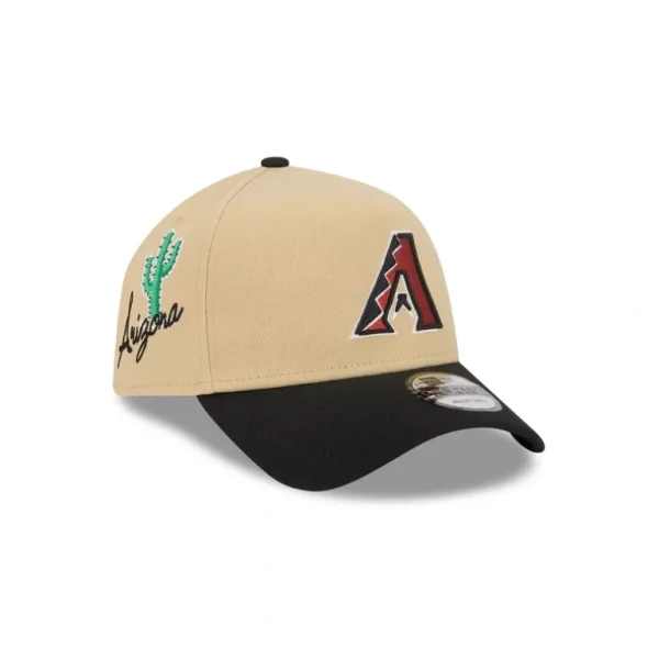 Flash Sale Arizona Diamondbacks City Side Patch 9FORTY AFrame Snapback Hat - KTGCaps - Baseball caps for various teams, purchased online at a discount