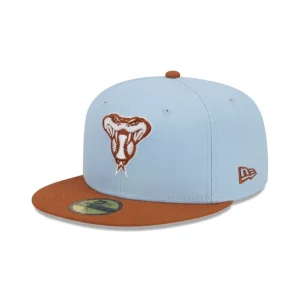 Shop Arizona Diamondbacks Color Pack Glacial Blue 59FIFTY Fitted Hat - KTGCaps - Baseball caps for various teams, purchased online at a discount