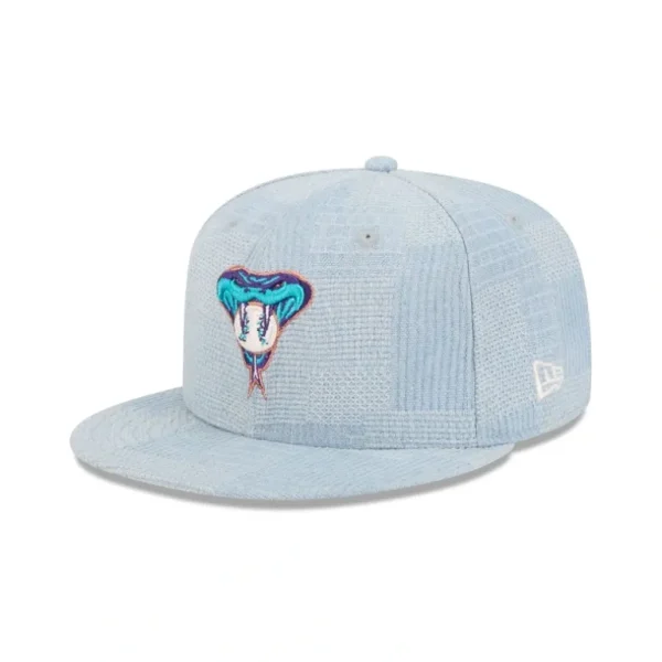 Best Arizona Diamondbacks Denim Patchwork 9FIFTY Snapback Hat - KTGCaps - Baseball caps for various teams, purchased online at a discount