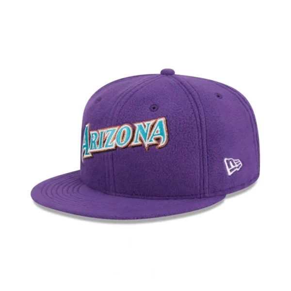 Best Arizona Diamondbacks Fleece 59FIFTY Fitted Hat - KTGCaps - Baseball caps for various teams, purchased online at a discount