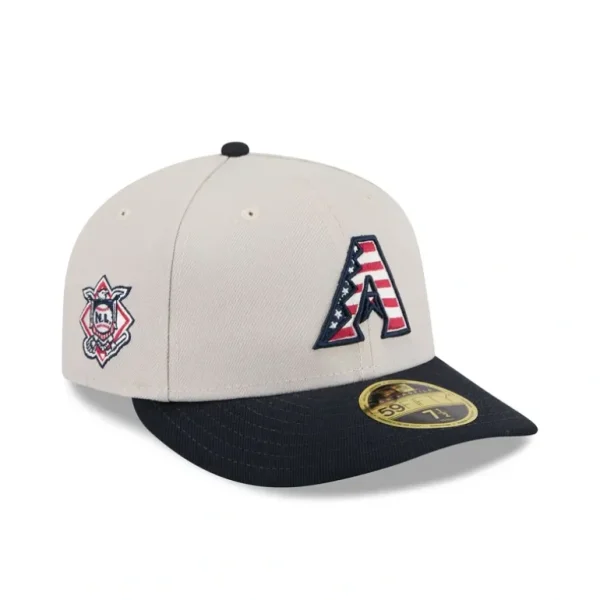 Online Arizona Diamondbacks Independence Day 2024 Low Profile 59FIFTY Fitted  - KTGCaps - Baseball caps for various teams, purchased online at a discount