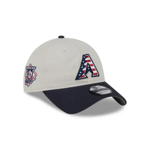 Outlet Arizona Diamondbacks Independence Day 2024 9TWENTY Adjustable Hat - KTGCaps - Baseball caps for various teams, purchased online at a discount