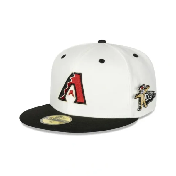 Sale Arizona Diamondbacks Mascot Pin 59FIFTY Fitted Hat - KTGCaps - Baseball caps for various teams, purchased online at a discount