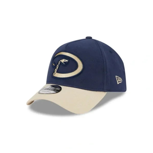 Cheap Arizona Diamondbacks Moleskin Crown Navy 9FORTY AFrame Snapback Hat - KTGCaps - Baseball caps for various teams, purchased online at a discount