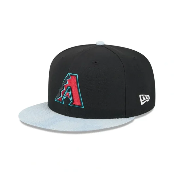 Sale Arizona Diamondbacks Patch Denim 59FIFTY Fitted Hat - KTGCaps - Baseball caps for various teams, purchased online at a discount
