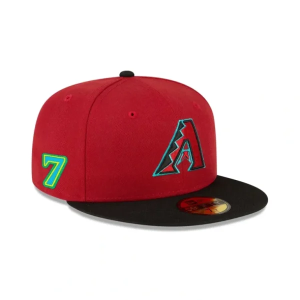 New Arizona Diamondbacks Players Weekend Carroll 59FIFTY Fitted Hat - KTGCaps - Baseball caps for various teams, purchased online at a discount