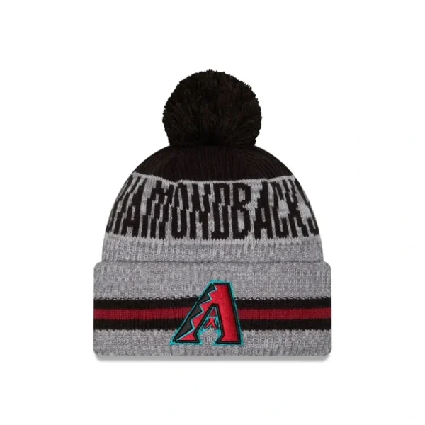 Flash Sale Arizona Diamondbacks Runner Pom Knit Hat - KTGCaps - Baseball caps for various teams, purchased online at a discount