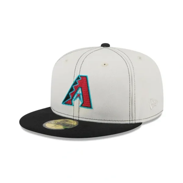Best Arizona Diamondbacks Sandy Linen 59FIFTY Fitted Hat - KTGCaps - Baseball caps for various teams, purchased online at a discount