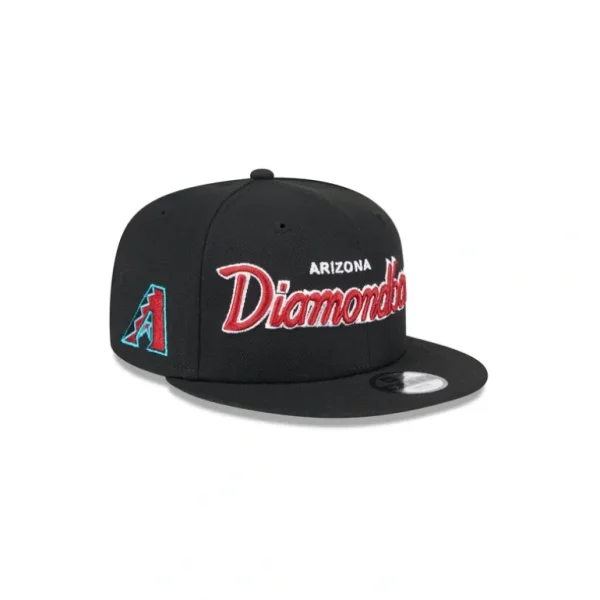 Online Arizona Diamondbacks Script Kids 9FIFTY Snapback Hat - KTGCaps - Baseball caps for various teams, purchased online at a discount