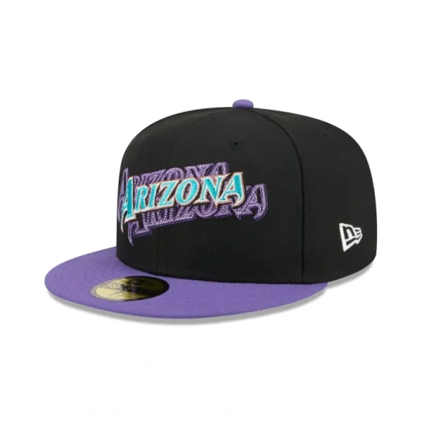 Hot Arizona Diamondbacks Shadow Stitch 59FIFTY Fitted Hat - KTGCaps - Baseball caps for various teams, purchased online at a discount