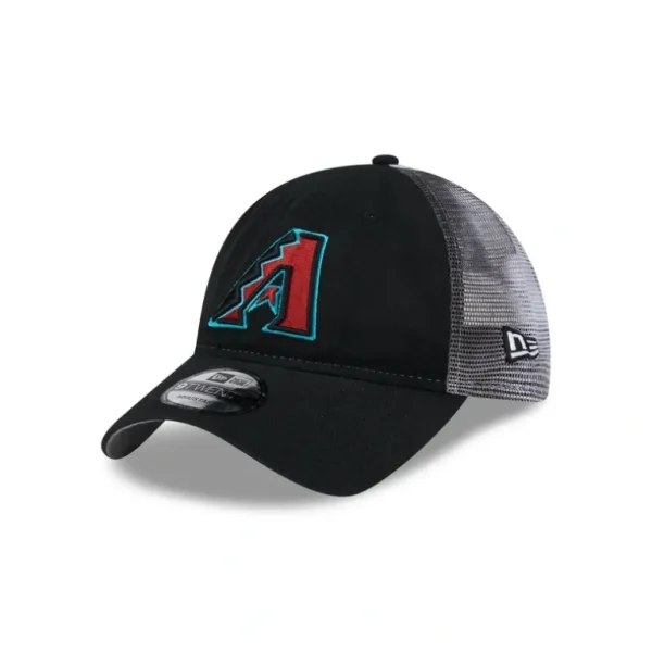 Hot Arizona Diamondbacks Slick 9TWENTY Trucker Hat - KTGCaps - Baseball caps for various teams, purchased online at a discount