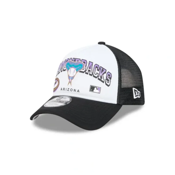 Hot Arizona Diamondbacks Sport Classics 9FORTY AFrame Trucker Hat - KTGCaps - Baseball caps for various teams, purchased online at a discount