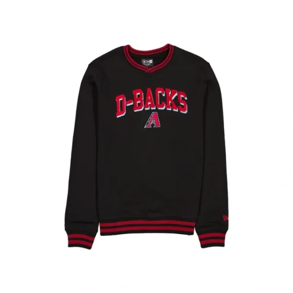 Clearance Arizona Diamondbacks Sport Night Black Crewneck - KTGCaps - Baseball caps for various teams, purchased online at a discount