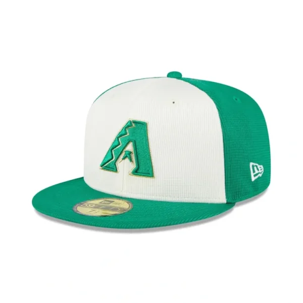 Shop Arizona Diamondbacks St Patricks Day 2024 59FIFTY Fitted Hat - KTGCaps - Baseball caps for various teams, purchased online at a discount