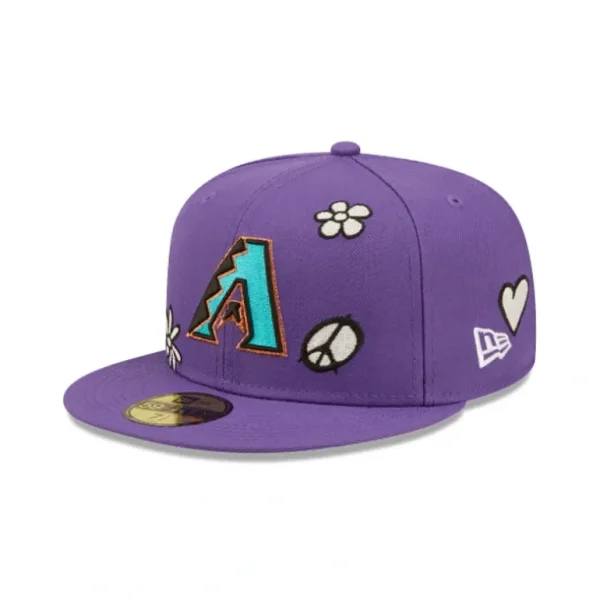 Cheap Arizona Diamondbacks Sunlight Pop 59FIFTY Fitted Hat - KTGCaps - Baseball caps for various teams, purchased online at a discount