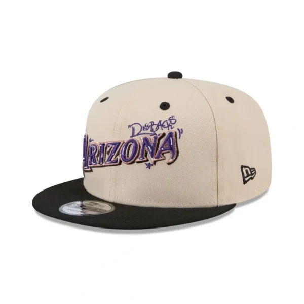 New Arizona Diamondbacks Team Art 9FIFTY Snapback Hat - KTGCaps - Baseball caps for various teams, purchased online at a discount