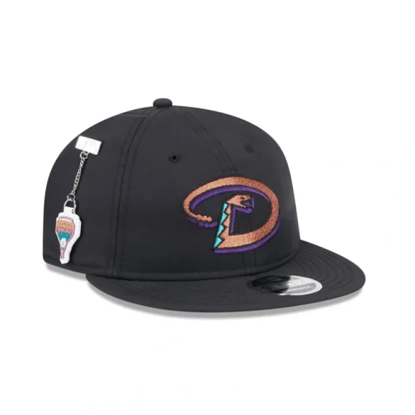 Cheap Arizona Diamondbacks Team Color Retro Crown 9FIFTY Adjustable Hat - KTGCaps - Baseball caps for various teams, purchased online at a discount