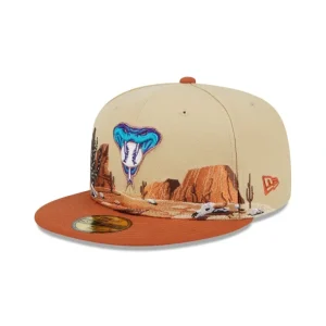 Cheap Arizona Diamondbacks Team Landscape 59FIFTY Fitted Hat - KTGCaps - Baseball caps for various teams, purchased online at a discount
