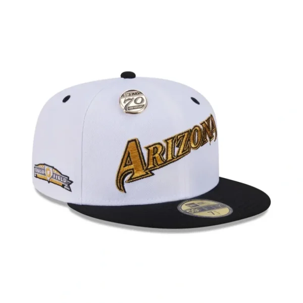 Shop Arizona Diamondbacks 70th Anniversary 59FIFTY Fitted Hat - KTGCaps - Baseball caps for various teams, purchased online at a discount
