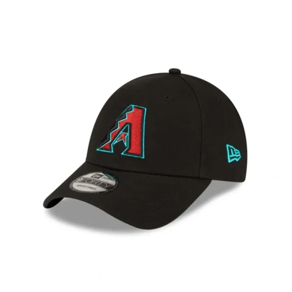 Online Arizona Diamondbacks The League Alt Black 9FORTY Adjustable Hat - KTGCaps - Baseball caps for various teams, purchased online at a discount
