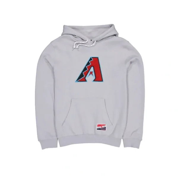 Fashion Arizona Diamondbacks Throwback Gray Hoodie - KTGCaps - Baseball caps for various teams, purchased online at a discount