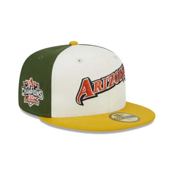 Online Arizona Diamondbacks Two Tone Honey 59FIFTY Fitted Hat - KTGCaps - Baseball caps for various teams, purchased online at a discount