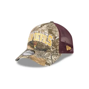 Best Sale Arizona State Sun Devils Active 9FORTY AFrame Trucker Hat - KTGCaps - Baseball caps for various teams, purchased online at a discount