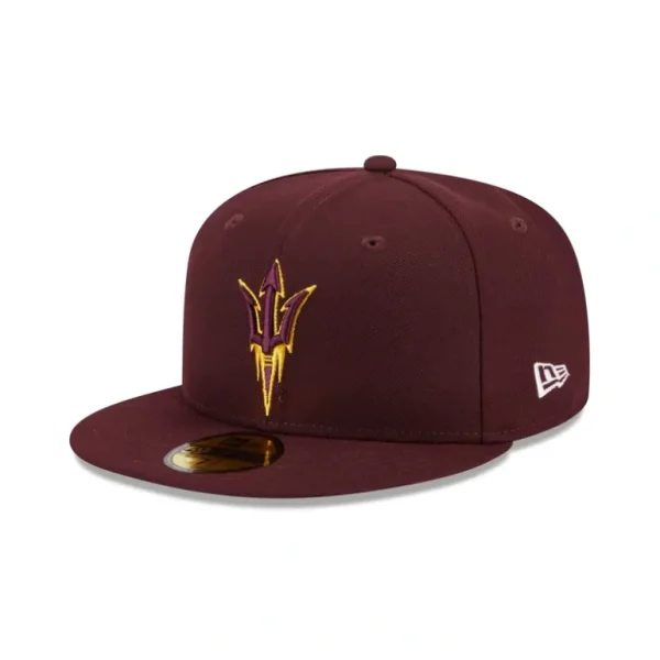 Cheap Arizona State Sun Devils Maroon 59FIFTY Fitted Hat - KTGCaps - Baseball caps for various teams, purchased online at a discount