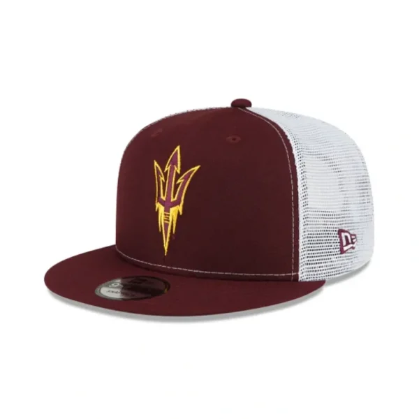 Flash Sale Arizona State Sun Devils Mesh 9FIFTY Snapback Hat - KTGCaps - Baseball caps for various teams, purchased online at a discount
