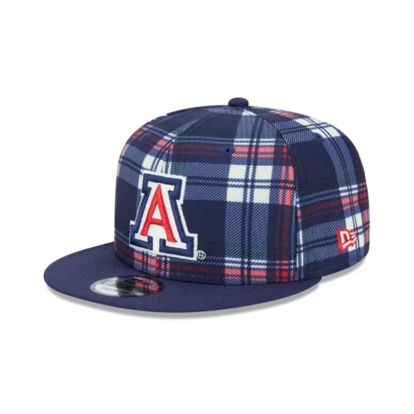 Cheap Arizona Wildcats Plaid 9FIFTY Snapback Hat - KTGCaps - Baseball caps for various teams, purchased online at a discount
