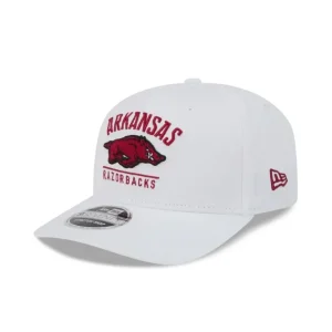 Sale Arkansas Razorbacks Optic White 9SEVENTY StretchSnap Hat - KTGCaps - Baseball caps for various teams, purchased online at a discount
