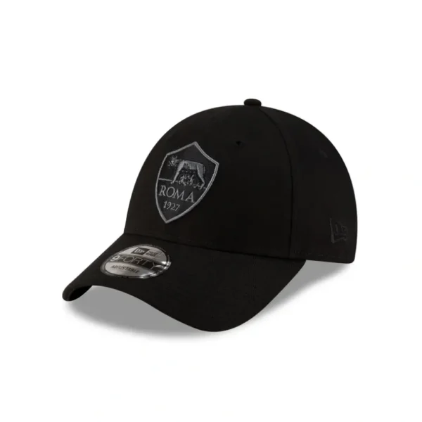 Discount AS Roma Black 9FORTY Snapback Hat - KTGCaps - Baseball caps for various teams, purchased online at a discount