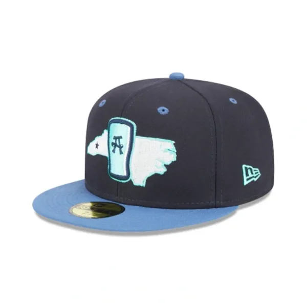 Discount Asheville Tourists Theme Night Alt 59FIFTY Fitted Hat - KTGCaps - Baseball caps for various teams, purchased online at a discount