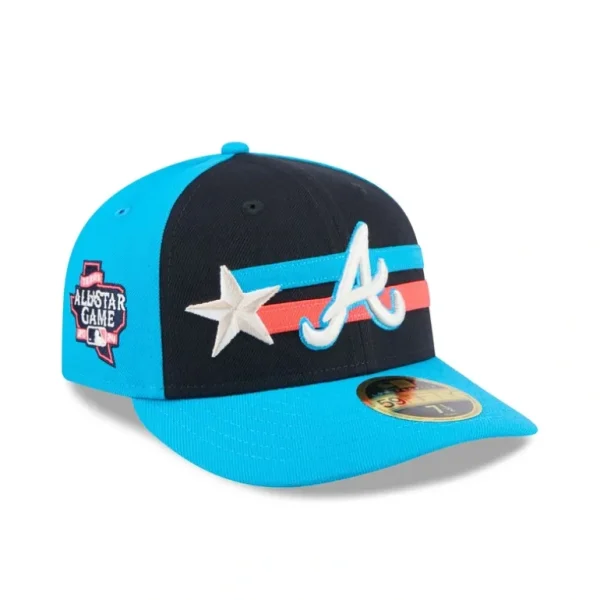 Sale Atlanta Braves 2024 AllStar Game Low Profile 59FIFTY Fitted Hat - KTGCaps - Baseball caps for various teams, purchased online at a discount