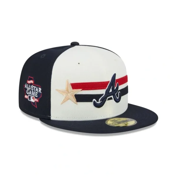 Best Sale Atlanta Braves 2024 AllStar Game Workout 59FIFTY Fitted Hat - KTGCaps - Baseball caps for various teams, purchased online at a discount