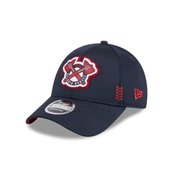New Atlanta Braves 2024 Clubhouse 9FORTY StretchSnap Hat - KTGCaps - Baseball caps for various teams, purchased online at a discount
