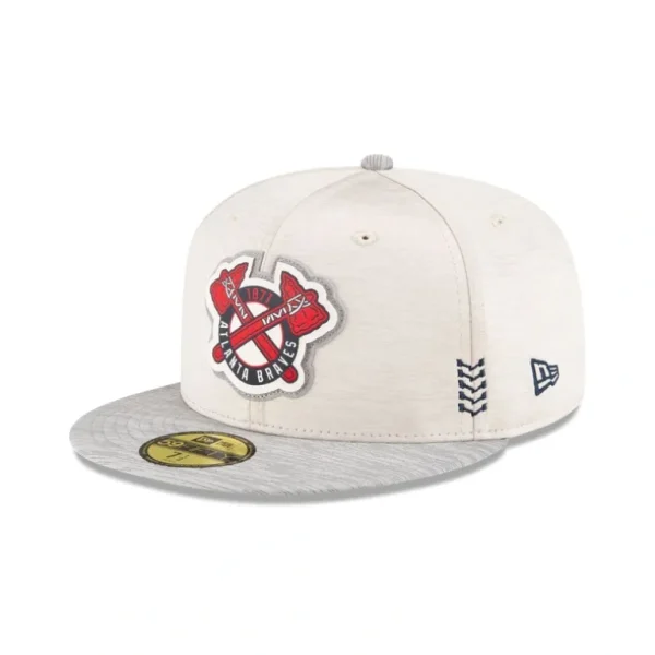 Flash Sale Atlanta Braves 2024 Clubhouse Stone 59FIFTY Fitted Hat - KTGCaps - Baseball caps for various teams, purchased online at a discount