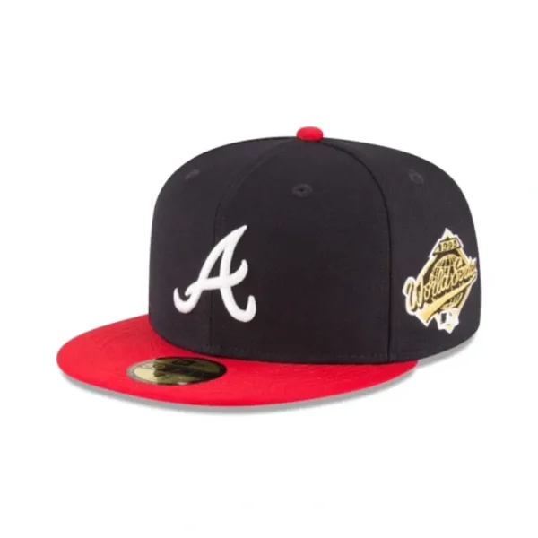 New Atlanta Braves 1995 World Series Wool 59FIFTY Fitted Hat - KTGCaps - Baseball caps for various teams, purchased online at a discount