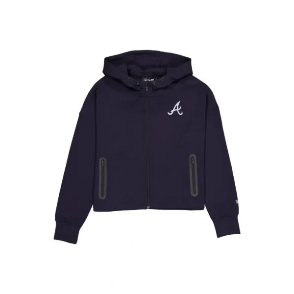 Cheap Atlanta Braves Active Womens FullZip Hoodie - KTGCaps - Baseball caps for various teams, purchased online at a discount